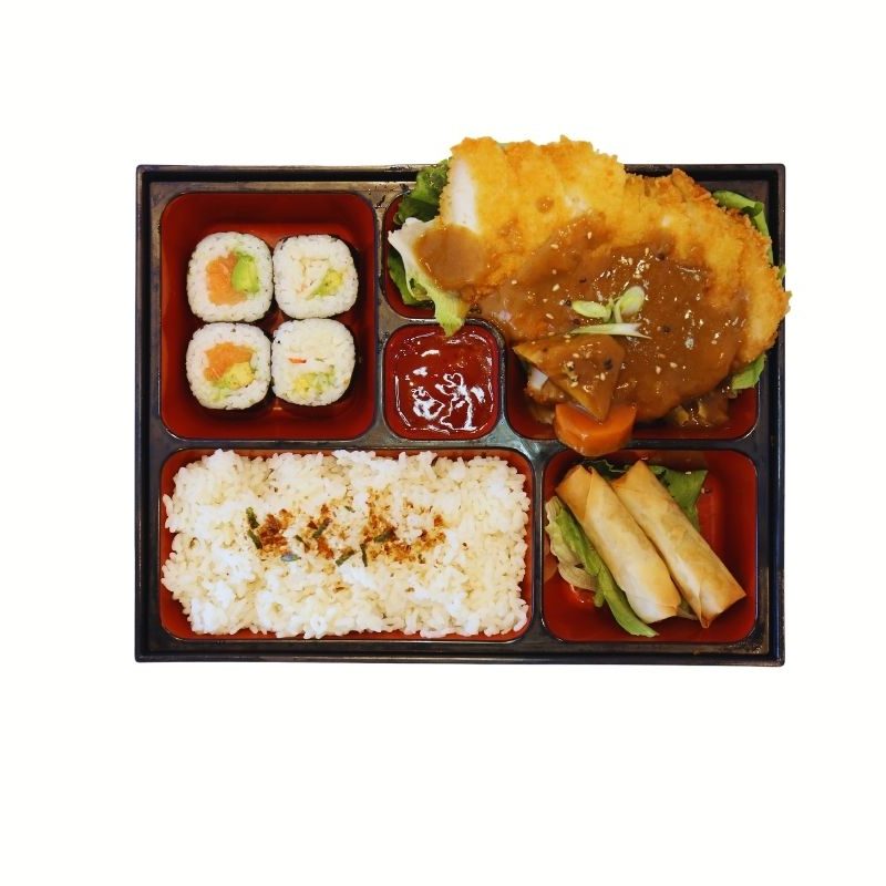 Curry Chicken Katsu Bento