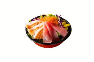 Salmon Tuna Poke Sushi