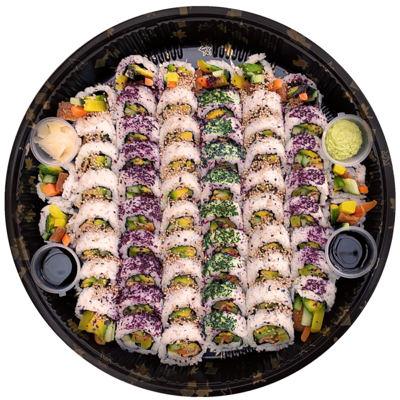 Bosu Sushii Vegetarian Maki Platter